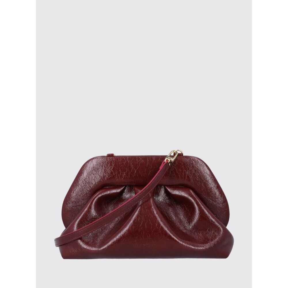 Themoire Women Themoiri¨ Bios Draped Vegan Leather Clutch With Removable Strap